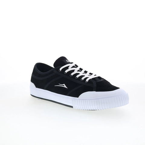 Lakai Conrad Elite Mens Black Suede Lace Up Skate Inspired Sneakers Shoes