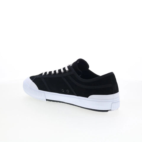 Lakai Conrad Elite Mens Black Suede Lace Up Skate Inspired Sneakers Shoes