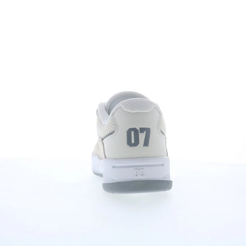 DC Construct ADYS100822-OWH Mens Beige Leather Skate Inspired Sneakers Shoes