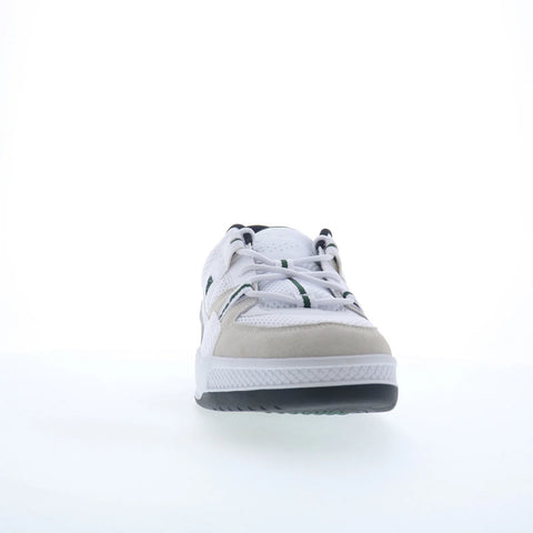 DC Construct ADYS100822-WBN Mens White Leather Skate Inspired Sneakers Shoes