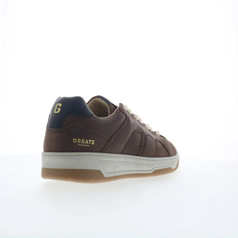 Greats Cooper Low COOL01SG-B57 Mens Brown Leather Lifestyle Sneakers Shoes