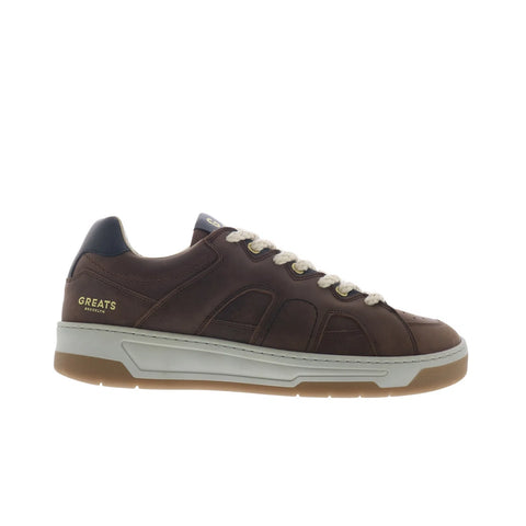 Greats Cooper Low COOL01SG-B57 Mens Brown Leather Lifestyle Sneakers Shoes