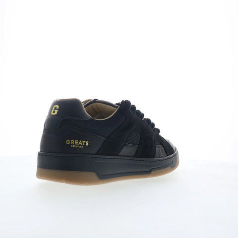 Greats Cooper Low COOL01SG-CUQ Mens Black Suede Lifestyle Sneakers Shoes