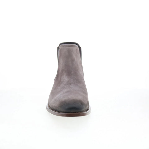 Johnston & Murphy Cormac Boot 24-2339 Mens Gray Nubuck Chelsea Boots
