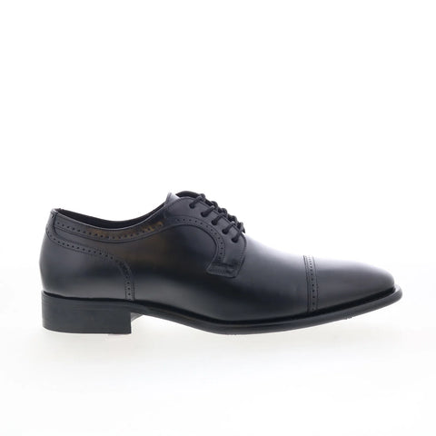 Johnston & Murphy Cormac Cap Toe Mens Black Oxfords Cap Toe Shoes
