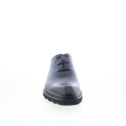 Mezlan Cortina 21684 Mens Blue Leather Oxfords & Lace Ups Casual Shoes