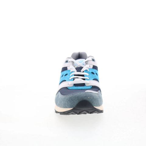 Saucony Courageous S70796-1 Mens Blue Suede Lace Up Lifestyle Sneakers Shoes