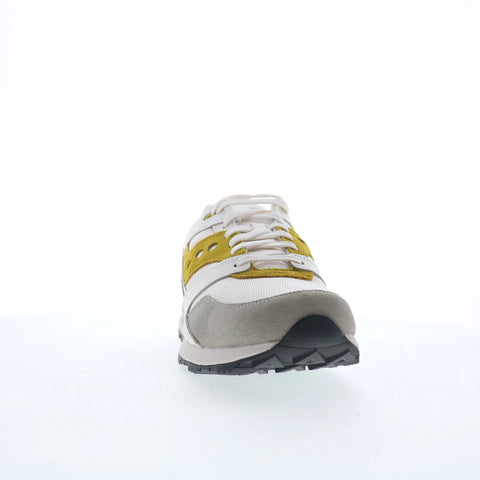 Saucony Courageous S70847-3 Mens White Suede Lace Up Lifestyle Sneakers Shoes