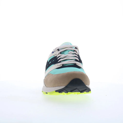 Saucony Courageous S70847-4 Mens Blue Suede Lace Up Lifestyle Sneakers Shoes