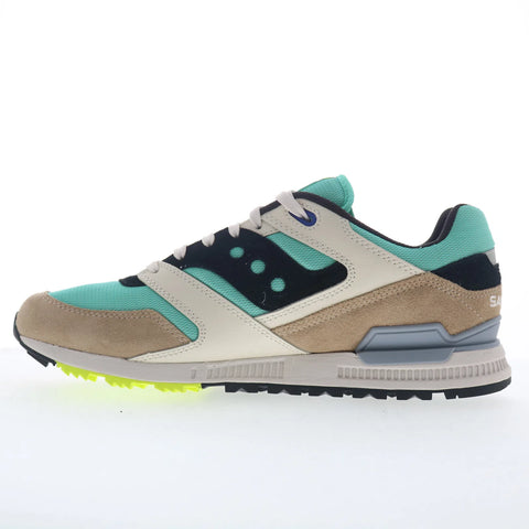 Saucony Courageous S70847-4 Mens Blue Suede Lace Up Lifestyle Sneakers Shoes