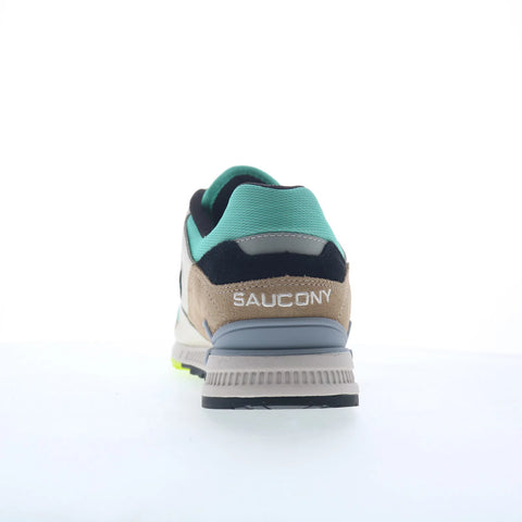 Saucony Courageous S70847-4 Mens Blue Suede Lace Up Lifestyle Sneakers Shoes