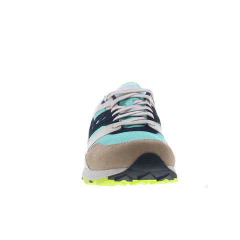 Saucony Courageous S70847-4 Mens Blue Suede Lace Up Lifestyle Sneakers Shoes
