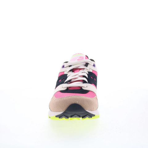 Saucony Courageous S70847-5 Mens Pink Suede Lace Up Lifestyle Sneakers Shoes