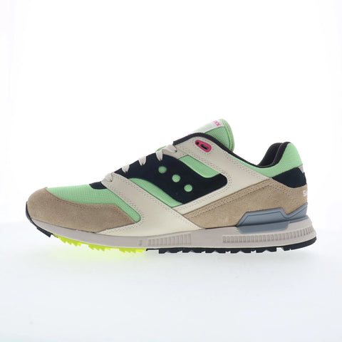 Saucony Courageous S70847-6 Mens Green Suede Lace Up Lifestyle Sneakers Shoes
