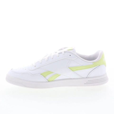Reebok Court Advance Womens White Leather Lace Up Lifestyle Sneakers Shoes