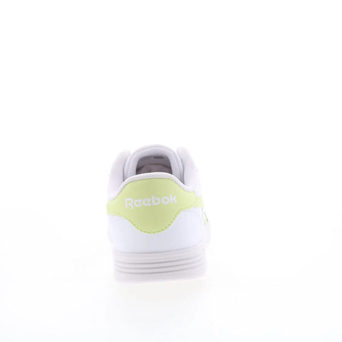 Reebok Court Advance Womens White Leather Lace Up Lifestyle Sneakers Shoes