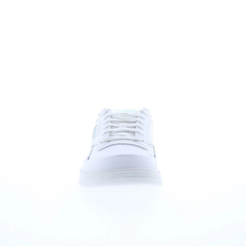 Reebok Court Advance Womens White Leather Lace Up Lifestyle Sneakers Shoes