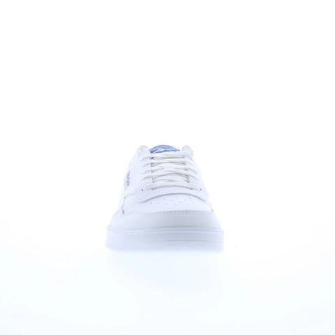 Reebok Court Advance Womens White Leather Lace Up Lifestyle Sneakers Shoes