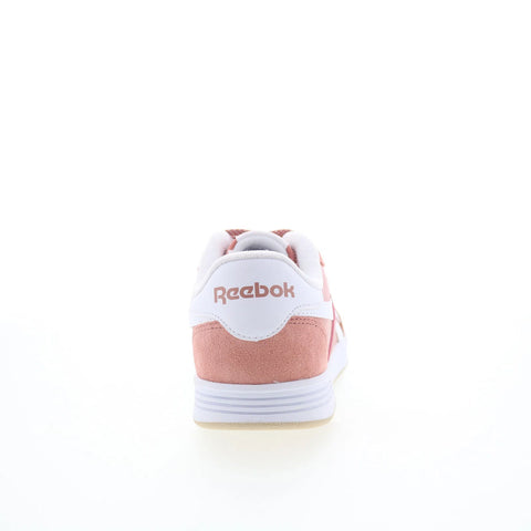 Reebok Court Advance Womens Pink Leather Lace Up Lifestyle Sneakers Shoes