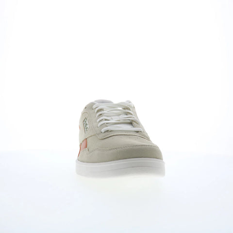 Reebok Court Advance Mens Beige Suede Lace Up Lifestyle Sneakers Shoes