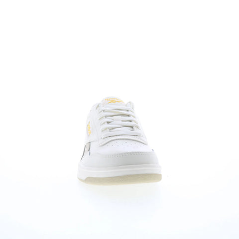 Reebok Court Advance Womens White Leather Lace Up Lifestyle Sneakers Shoes