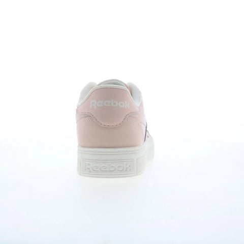Reebok Court Advance Bold Womens Pink Leather Lifestyle Sneakers Shoes