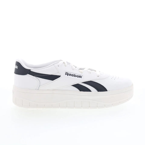 Reebok Court Advance Surge Womens White Leather Lifestyle Sneakers Shoes