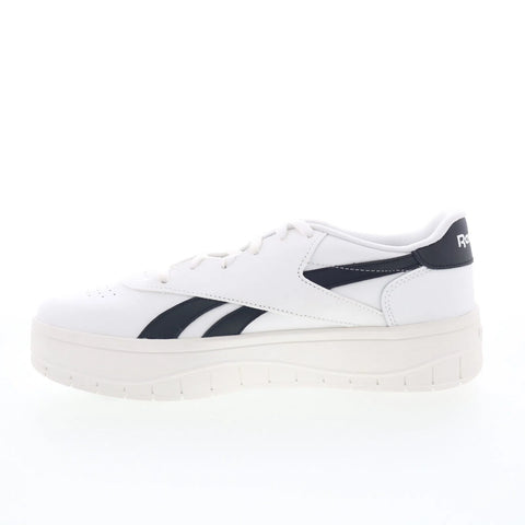 Reebok Court Advance Surge Womens White Leather Lifestyle Sneakers Shoes