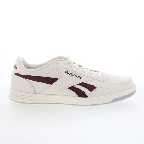 Reebok Court Advance Mens Beige Extra Wide 4E Lifestyle Sneakers Shoes