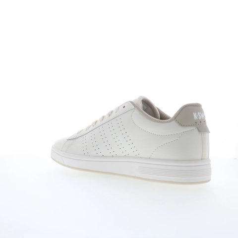 K-Swiss Court Base II 04411-127 Mens White Leather Lifestyle Sneakers Shoes