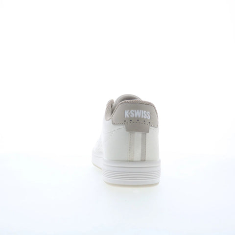 K-Swiss Court Base II 04411-127 Mens White Leather Lifestyle Sneakers Shoes