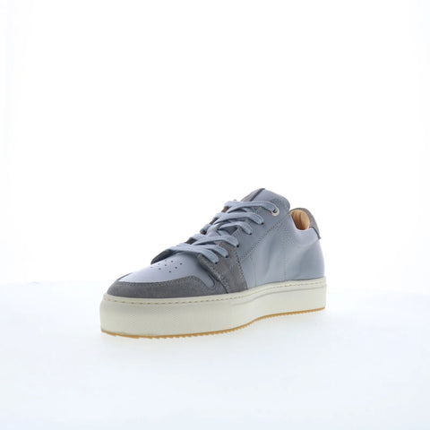 Greats Court COUR02SG-EY4 Mens Gray Leather Lace Up Lifestyle Sneakers Shoes
