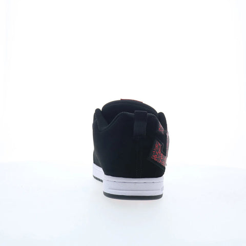 DC Court Graffik 300529-BW5 Mens Black Nubuck Skate Inspired Sneakers Shoes
