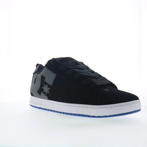 DC Court Graffik 300529-XKSB Mens Black Nubuck Skate Inspired Sneakers Shoes