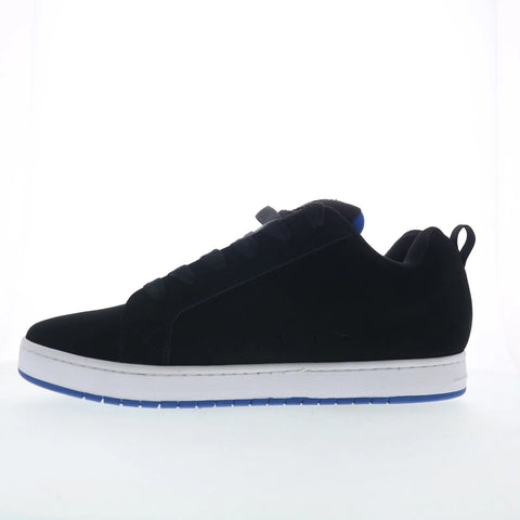 DC Court Graffik 300529-XKSB Mens Black Nubuck Skate Inspired Sneakers Shoes