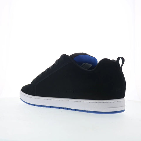 DC Court Graffik 300529-XKSB Mens Black Nubuck Skate Inspired Sneakers Shoes