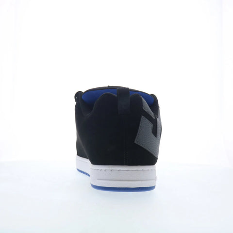 DC Court Graffik 300529-XKSB Mens Black Nubuck Skate Inspired Sneakers Shoes