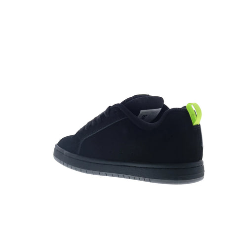 DC Court Graffik DC01661014-BKGYGN Mens Black Skate Inspired Sneakers Shoes