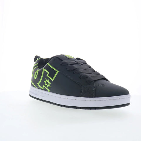 DC Court Graffik DC01661032-GYBKGN Mens Gray Skate Inspired Sneakers Shoes