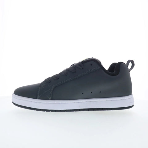 DC Court Graffik DC01661032-GYBKGN Mens Gray Skate Inspired Sneakers Shoes