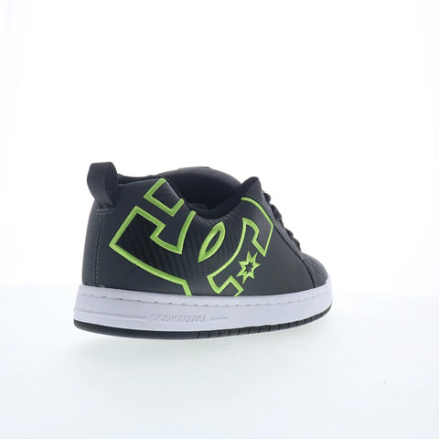DC Court Graffik DC01661032-GYBKGN Mens Gray Skate Inspired Sneakers Shoes