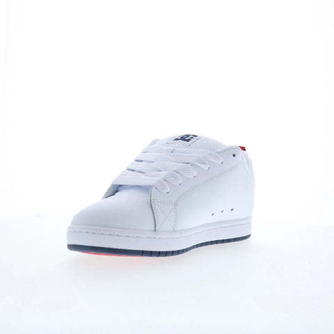 DC Court Graffik DC01661111-WHNYRD Mens White Skate Inspired Sneakers Shoes