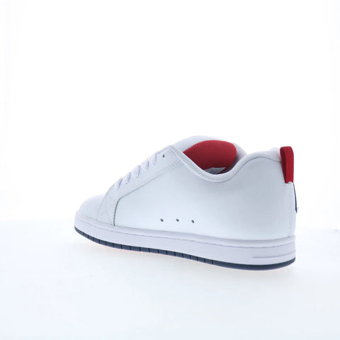 DC Court Graffik DC01661111-WHNYRD Mens White Skate Inspired Sneakers Shoes