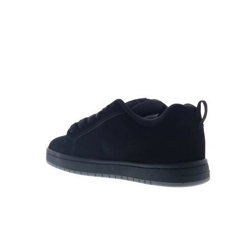 DC Court Graffik DC01661964-BLKORG Mens Black Skate Inspired Sneakers Shoes