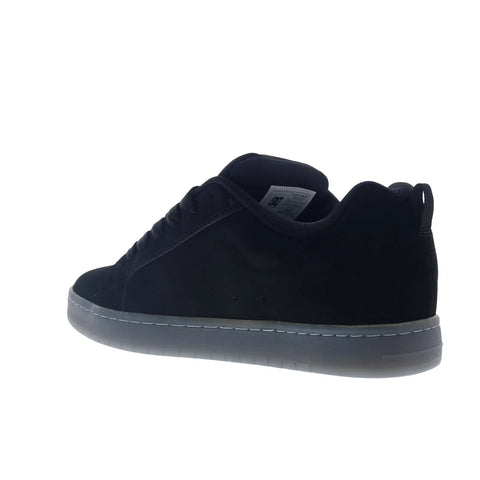 DC Court Graffik SE DC01665002-BLKGRY Mens Black Skate Sneakers Shoes