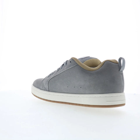 DC Court Graffik SE Mens Gray Suede Skate Inspired Sneakers Shoes