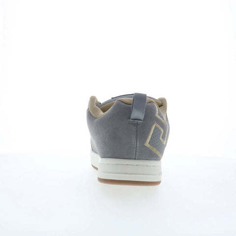 DC Court Graffik SE Mens Gray Suede Skate Inspired Sneakers Shoes