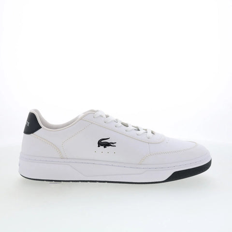 Lacoste Court Pro 225 1 SMA Mens White Leather Lifestyle Sneakers Shoes