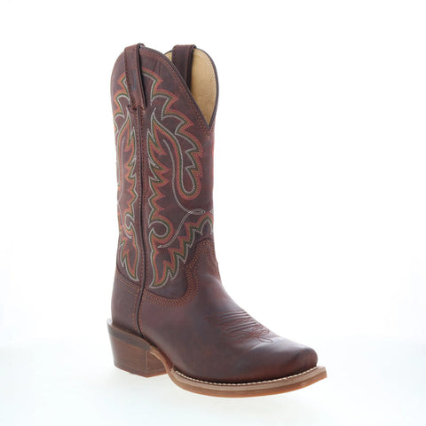 Justin Boots Cowboy Town 13" Goat Leather Mens Brown Cowboy Western Boots