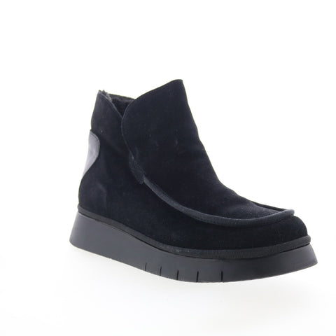 Fly London Coze COZE348FLY-004 Womens Black Suede Ankle & Booties Boots